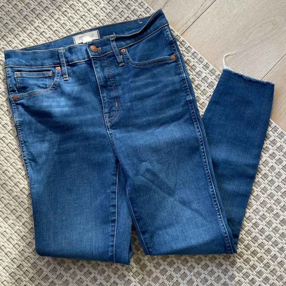 Madewell Ankle Cropped Jeans with High Waist